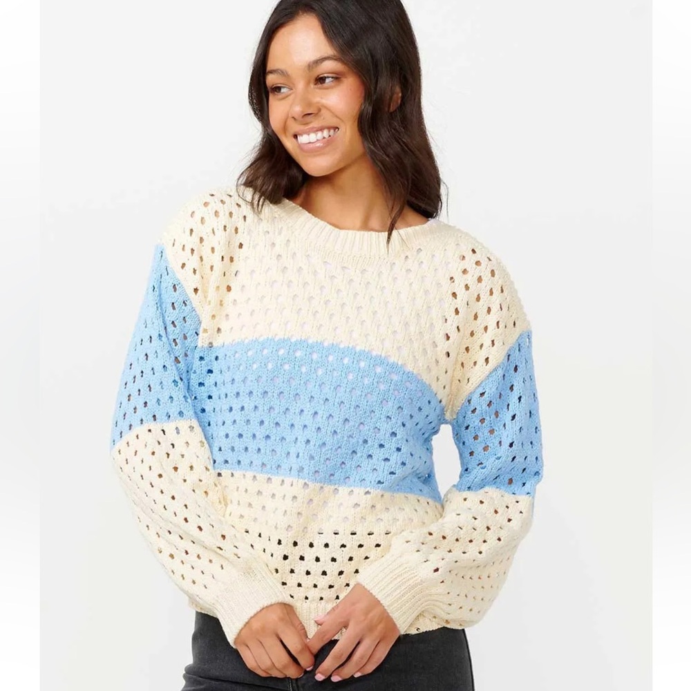 NWT RIP Curl Desert Dreams Stripe Knit sweater